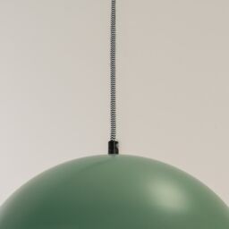 ValueLights Stassi Mushroom Dome Metal Drop Hanging Pendant Ceiling Light with LED Bulb in Green - thumbnail 4