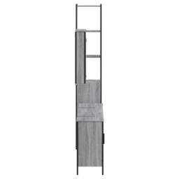 Berkfield Home Durable 4 Piece Bathroom Furniture Set Grey Sonoma Engineered Wood - thumbnail 7
