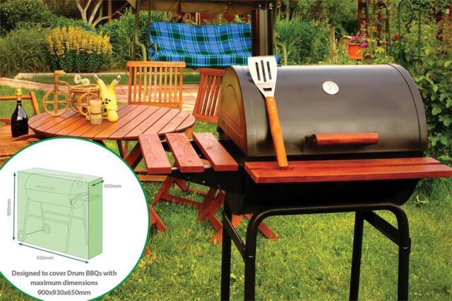 St Helens Home & Garden water resistant Drum BBQ Cover in Green
