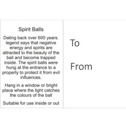 Sienna Glass 15cm Spirit Ball Pastel Gold - thumbnail 3