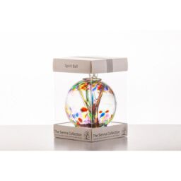 Sienna Glass 15cm Spirit Ball Pastel Gold - thumbnail 5