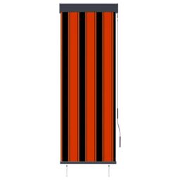 Berkfield Home Outdoor Roller Blind 60x250 cm Orange & Brown - thumbnail 2