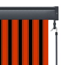 Berkfield Home Outdoor Roller Blind 60x250 cm Orange & Brown - thumbnail 6
