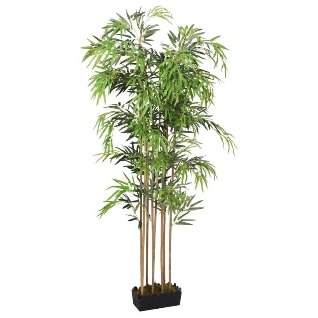 Berkfield Home Artificial Bamboo Tree 500 Leaves 80 cm Green - image 1