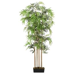 Berkfield Home Artificial Bamboo Tree 500 Leaves 80 cm Green - thumbnail 2
