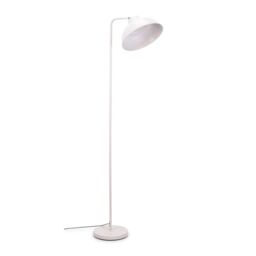 ValueLights Morris Retro Dome Metal Freestanding Floor Lamp with LED Bulb in White - thumbnail 2