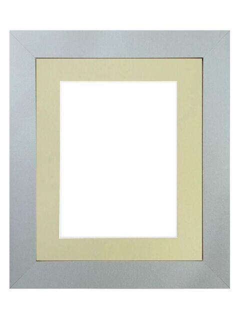 Frames & Mirrors 4U Metro Light Grey Frame with Light Grey Mount for Image Size 7 x 5 Inch - image 1
