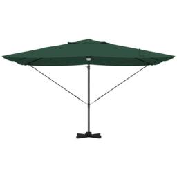 Berkfield Home Green Cantilever Umbrella Green Polyester, Metal Large - thumbnail 6