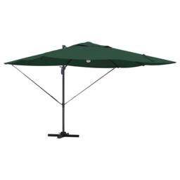 Berkfield Home Green Cantilever Umbrella Green Polyester, Metal Large - thumbnail 3