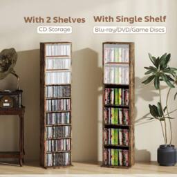 Wyld Haus Alste 140cm Rustic Brown Narrow Media Storage Unit - thumbnail 7