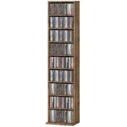 Wyld Haus Alste 140cm Rustic Brown Narrow Media Storage Unit - thumbnail 9