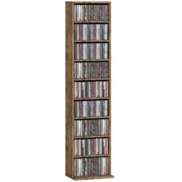 Wyld Haus Alste 140cm Rustic Brown Narrow Media Storage Unit - thumbnail 8