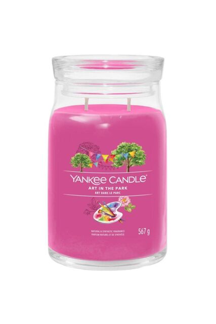 Yankee Candle Women's Signature Large Jar Art In The Park in Pink - image 1
