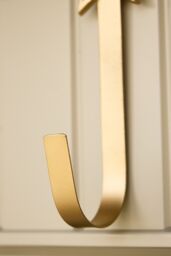 Dibor Brushed Gold Star Over Door Christmas Decoration Wreath Hanger Hook - thumbnail 3