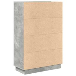 Berkfield Home Modern Concrete Grey Desk Concrete grey Engineered wood Standard - thumbnail 8