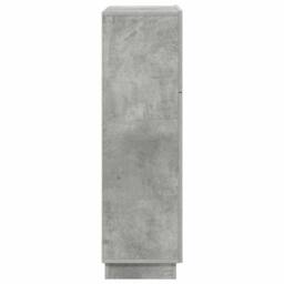 Berkfield Home Modern Concrete Grey Desk Concrete grey Engineered wood Standard - thumbnail 7