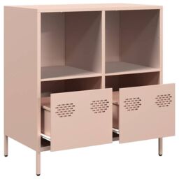 Berkfield Home Sideboard Pink 68x39x73.5 cm Cold-rolled Steel - thumbnail 5