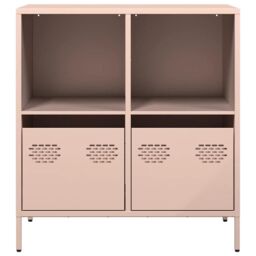 Berkfield Home Sideboard Pink 68x39x73.5 cm Cold-rolled Steel - thumbnail 4