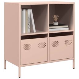 Berkfield Home Sideboard Pink 68x39x73.5 cm Cold-rolled Steel