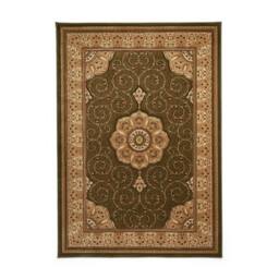 The Rug Shop UK Traditional Easy To Clean Stain-Resistant Area Rug in Green - Size: 280 cm x 380 cm - thumbnail 9