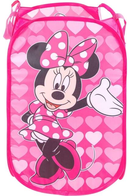 Disney Hearts Minnie Mouse 80L Laundry Bin in Pink - image 1