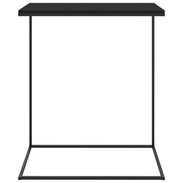 Berkfield Home Side Table Black 55x35x66 cm Engineered Wood - Size: 55 x 35 x 66 cm - image 1