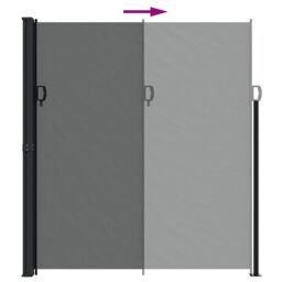 Berkfield Home Retractable Side Awning Anthracite 220x300 cm - thumbnail 5