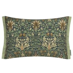 Morris & Co Snakeshead Printed Outdoor Cushion - Size: 40 cm x 60 cm - thumbnail 2