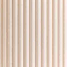 Wyld and Coco Fluted Off-White Side Table - MDF 30 cm Diameter in White - thumbnail 6