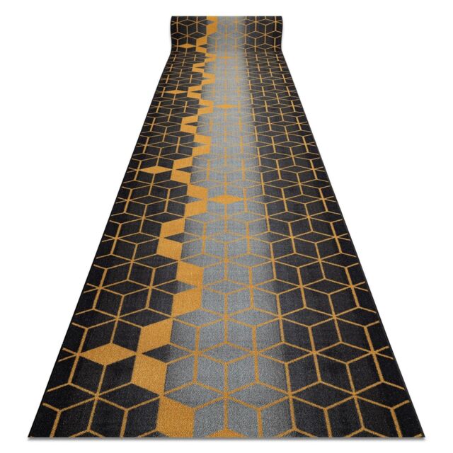 RugsX Anti-Slip Runner in Black - Size: 110 cm x 450 cm - image 1