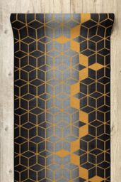RugsX Anti-Slip Runner in Black - Size: 110 cm x 450 cm - thumbnail 4