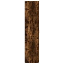 Berkfield Home Highboard Smoked Oak 50x42.5x185 cm Engineered Wood in Brown - thumbnail 5