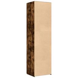 Berkfield Home Highboard Smoked Oak 50x42.5x185 cm Engineered Wood in Brown - thumbnail 6