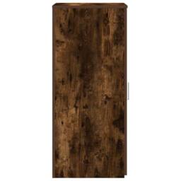 Berkfield Home Storage Cabinet Smoked Oak 40x45x103.5 cm Engineered Wood in Brown - thumbnail 6