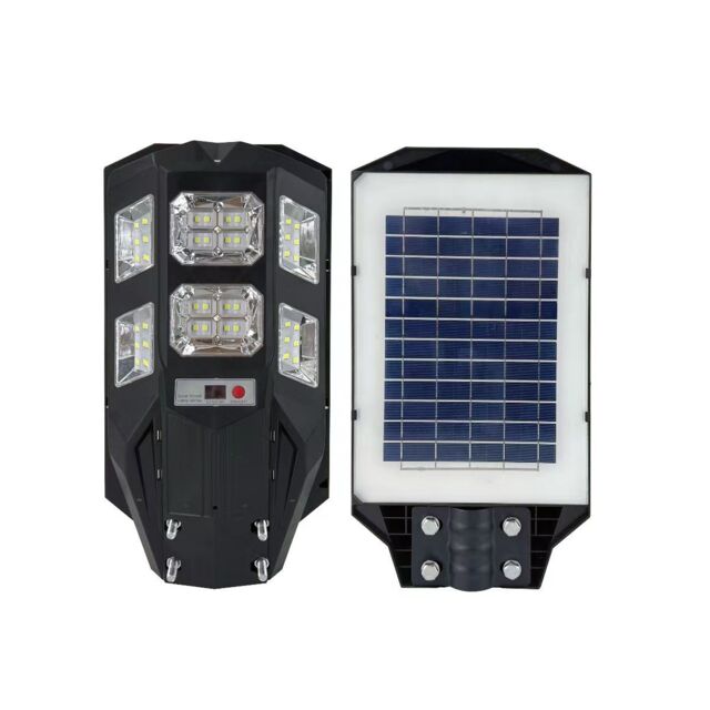 ENER-J 70W Solar Streetlights 6500K with 6V 8W Solar Panel & 6000 mAh Battery & Remote in White - image 1