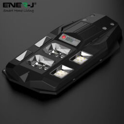 ENER-J 70W Solar Streetlights 6500K with 6V 8W Solar Panel & 6000 mAh Battery & Remote in White - thumbnail 3