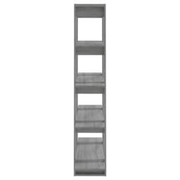 Berkfield Home Classic Book Cabinet/Room Divider Grey Sonoma 100x30x160 cm - Size: 100 x 30 x 160 cm - thumbnail 4