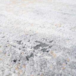 Kukoon Silver Grey Metallic Distressed Abstract Rug in Light Grey - Size: 240 cm x 330 cm - thumbnail 4