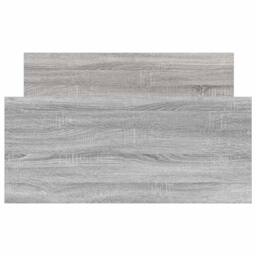 Berkfield Home Durable Bed Frame Grey Sonoma 75x190 cm Small Single Engineered Wood - thumbnail 5