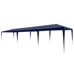 Berkfield Home Party Tent 3x9 m PE Blue - thumbnail 1