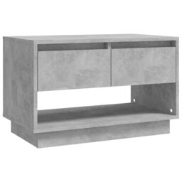 Berkfield Home TV Cabinet Concrete Grey 70x41x44 cm Engineered Wood - Size: 70 x 41 x 44 cm - thumbnail 2
