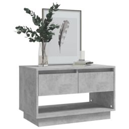 Berkfield Home TV Cabinet Concrete Grey 70x41x44 cm Engineered Wood - Size: 70 x 41 x 44 cm - thumbnail 4