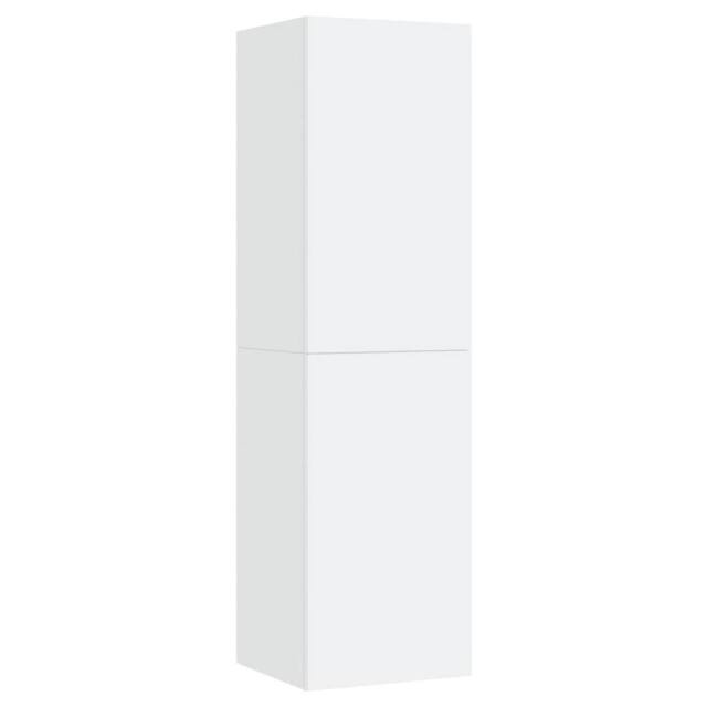 Berkfield Home TV Cabinet White 30.5x30x110 cm Engineered Wood - image 1