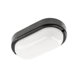 CGC Lighting Kodo Black Oval Ceiling Wall Light Surface Mount LED, 8W, 720lm, 4000K - thumbnail 2
