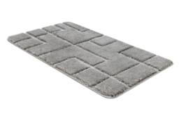 RugsX Dywaniki Łazienkowe Rug in Grey - Size: 50 cm x 80 cm - thumbnail 2