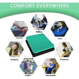 SPETLEK Gel Cushion Flexible Seat in Green - thumbnail 4