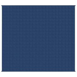 Berkfield Home Weighted Blanket Blue 220x235 cm King 11 kg Fabric - thumbnail 3