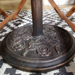 Samuel Alexander 6 Person Garden Table Chairs & 2 Benches with Black Parasol & Base - thumbnail 8