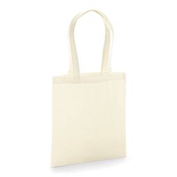 Westford Mill Premium Cotton Tote Bag in Natural - thumbnail 1