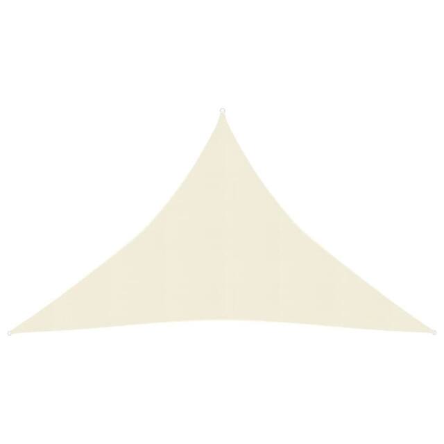 Berkfield Home Sunshade Sail 160 g/m ² Cream 3x3x4.2 m HDPE in Beige - image 1
